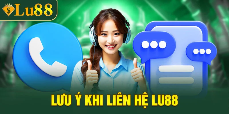 Các lưu ý khi liên hệ Lu88